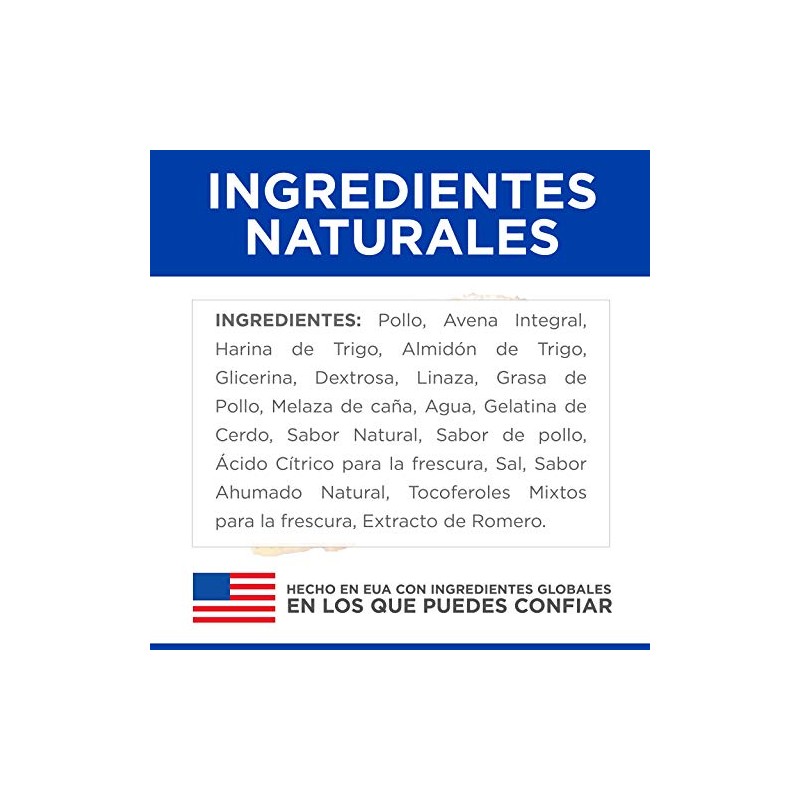 Hill's Natural Jerky Mini Strips, Premios para Perro con Pollo