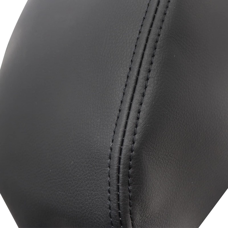 Priprilod Black Leather Armrest Center Console Lid Cover Compatible with