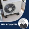 Pearwow Floor Mounting Base Kit for Mini Split AC Condenser,Rubber