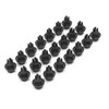 RTRHINOTUNING 50PCS 7.6mm/0.30in Universal Replacement Plastic Decoration Auto Clips Car