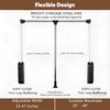 bimiti Pull Down Closet Rod -Stainless Steel Adjustable 33-47 Inches