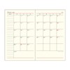 Daigo E8219 2025 Appointment Premium Weekly Notebook, One Week, Black,