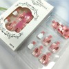 GCSQW Press on Toenails Short Square Fake Toe Nails with