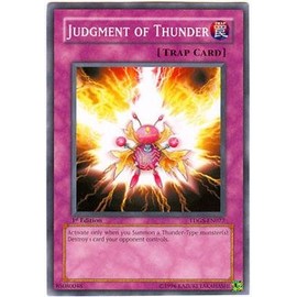 Yu-Gi-Oh! - Judgment of Thunder (TDGS-EN077) - The Duelist Genesis - 1st Edition - Common