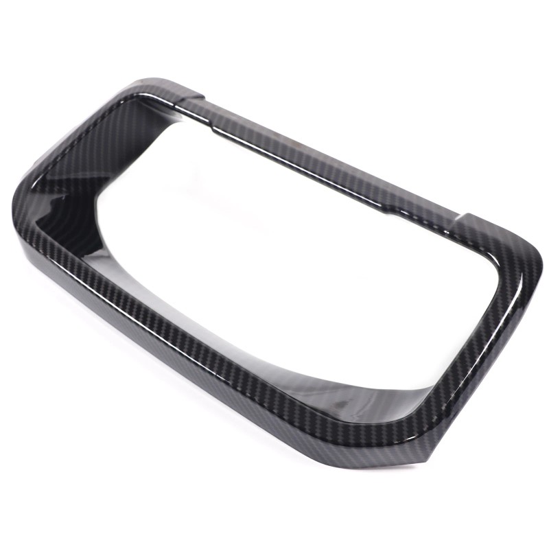 car-attention Carbon ABS Dashboard Instrument Panel Frame Trim Cover For