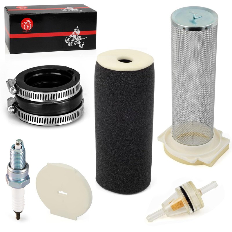 Air Filter Guide End Cap Kit Spark Plug Intake Manifold