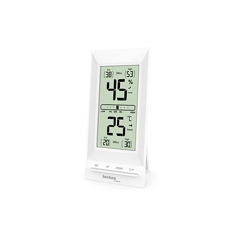 Technoline WS9129 Office Thermometer, Thermo-Hygrometer, Thermometer, Temperature, Humidity, Room Comfort
