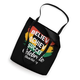Celebrate Black History, Black History Month Tote Bag