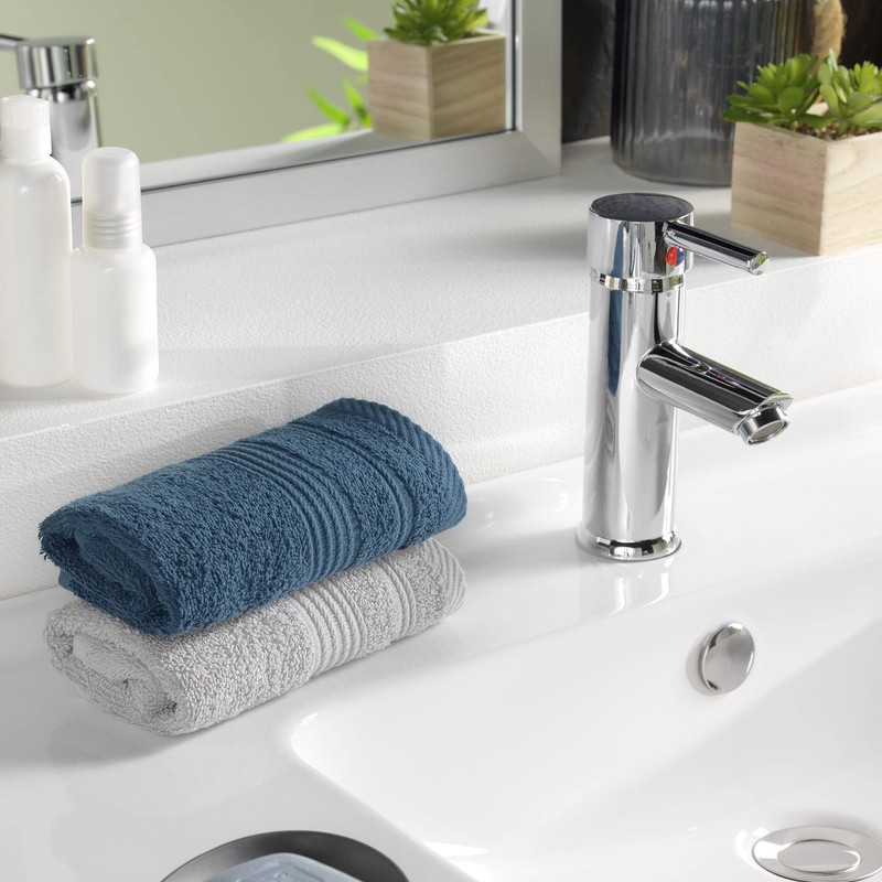 Douceur d'Intérieur, Guest Towel (30 x 50 cm) Tendresse Saphir,