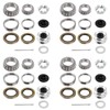 Racewill 4 Sets Trailer Hub Wheel Bearing Kit 25580/25520 LM67048/LM67010