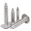 HAISHANG Pack of 20 Wood Screws Self Tapping Phillips Round