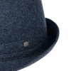 LIERYS Shetland Wool Trilby Wool Hat - Elegant Men's Winter