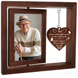 STELPAW Memorial Gifts for Loss of Dad, Sympathy Picture Frame, Sympathy Gifts for Loss of Father, Bereavement Remembrance Funeral Condolence Grief Gift, Fits 4x6 In Photo