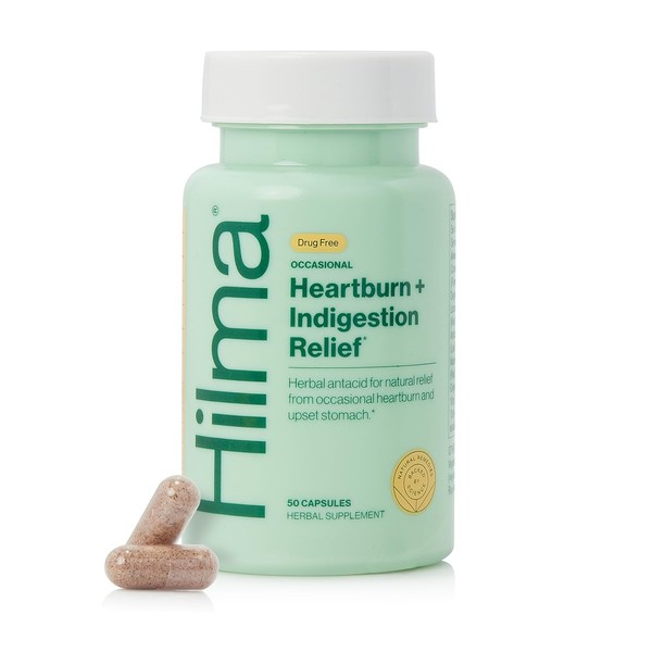 Hilma Heartburn & Indigestion Relief, Natural Antacid for Occasional Acid