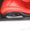 necar2020 Carbon Fiber Seat Adjust Panel Cover Trim Accessories For
