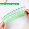 geometric plastic circle square hexagon template ruler drawing plastic circle