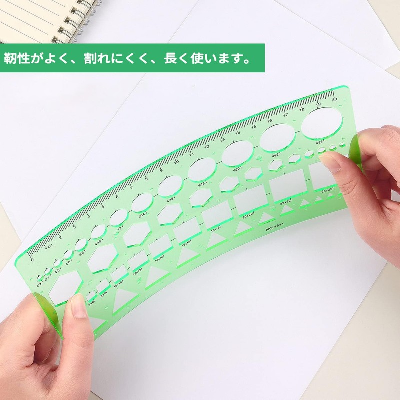 geometric plastic circle square hexagon template ruler drawing plastic circle