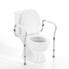 ZOLIQUEX Toilet Safety Rail for Seniors with 2 Reinforced Nuts,