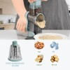 Unbranded Rotary Cheese Grater with Hand Crank & 3 Blades