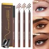 24HR Waterproof Eyeliner Pencil with Built-In Sharpener – Long Lasting,