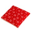 Spelt Cushion 12 x 12 cm Hearts Red | Heat