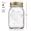 Bormioli Rocco Quattro Stagioni set of 4 Clear Airtight Mason