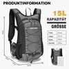 Arvano Bicycle Backpack Lightweight Ski Backpack Small Hiking Backpack MTB