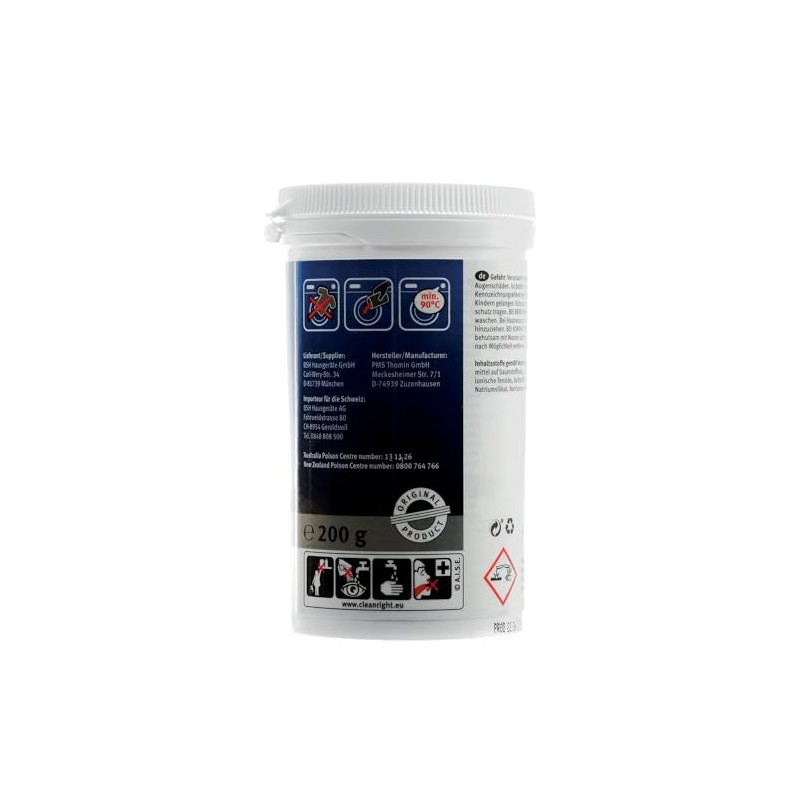 Washing Machine Cleaner 200 gr compatible with Bosch Siemens Neff