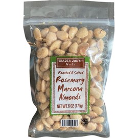Trader Joe's Roasted & Salted Rosemary Marcona Almonds, 6 oz (Pack of 1)