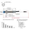 Heschen LJC12A3-5-Z/BY Capacitive Proximity Sensor Switch 1-5mm Detection 10-30VDC 200mA