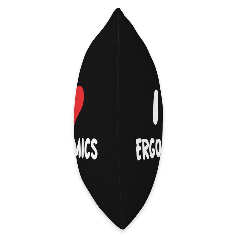 I Love Ergonomics - Heart - Professor Work Environment Throw