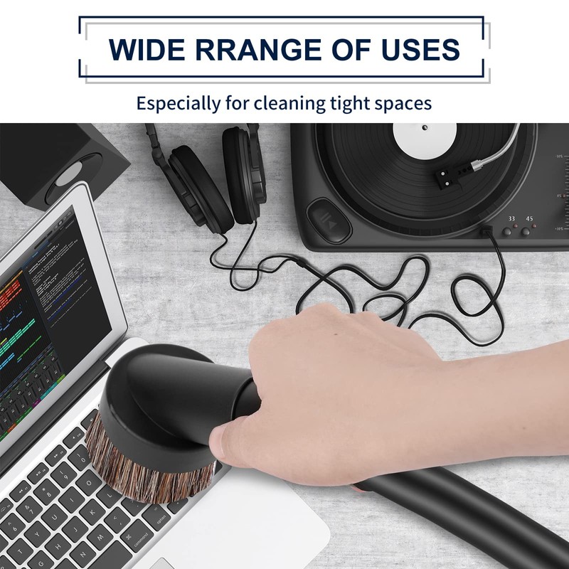 KEEPOW 36mm Horse Hair Vacuum Attachment Brush With Universal Connector