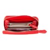 VALENTINO Zero Re Zip Around Wallet Rosso, red
