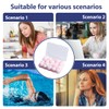 LQIOACU 10 Pairs Ear Plugs for Sleeping, Ear Plugs, Wax