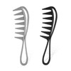 2 Pcs Wide Tooth Comb, Large Texture Combs Wide Tooth