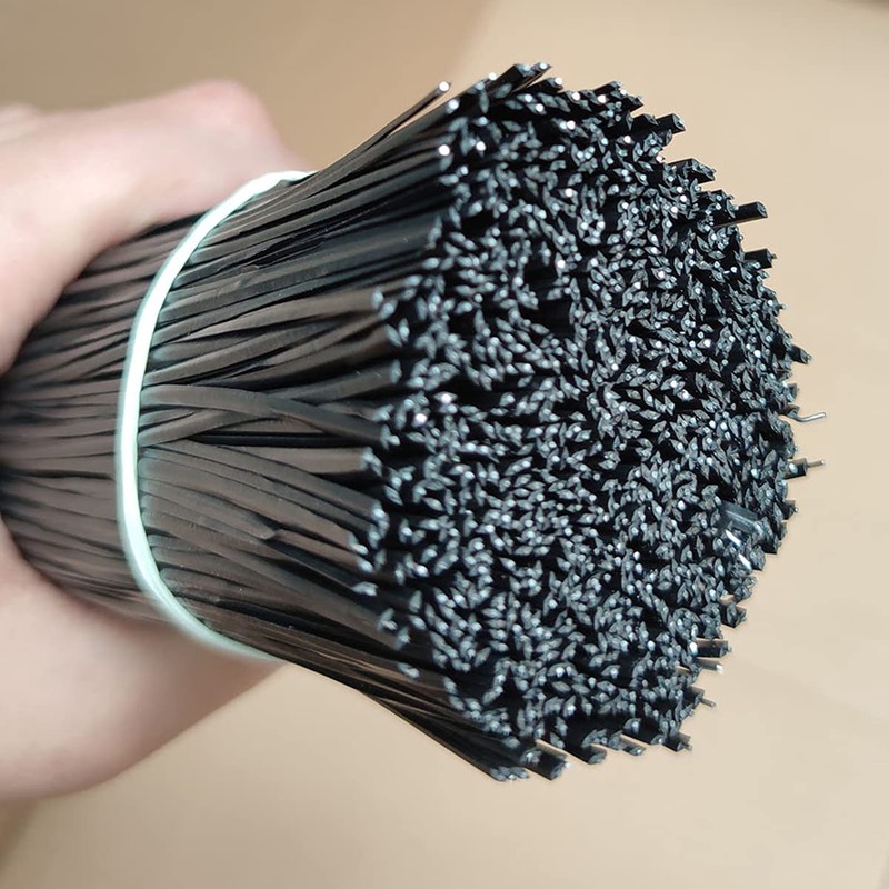 HHTHH 1000 pcs 10 Inch Black Reusable Plastic Twist Ties