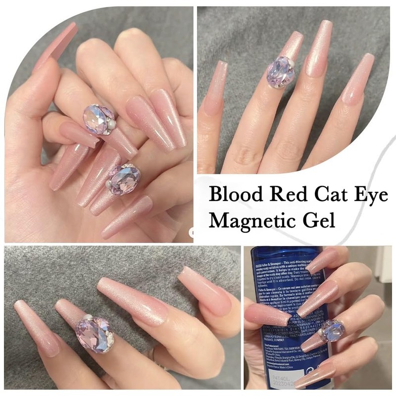 Cat Eye Magnetic Gel Polish (B13-Peach Pink)