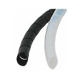 ICO RALLY 1980 SPIRAL WRAP 1/8" AND 1/4" 18' PACKAGE CLEAR AND BLACK