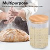 Sourdough Starter Jar Kit Wooden Lid 34oz Sourdough Bread Baking