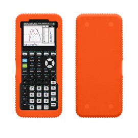 kwmobile Graphic Calculator Case Compatible with Texas Instruments TI-84 Plus CE Case - Graphing Calculator Case Orange