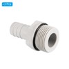 PATIKIL Hose Barb Fitting Straight 15mm Barbed G3/4 Male Thread,
