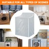 2Pack Washer and Dryer Covers, Portable Washer Cover with Zipper