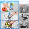 3 in 1 Kitchen Sink Drain Strainer, JOMST Sink Stopper