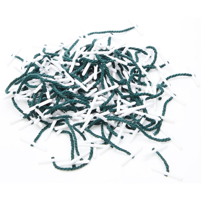 Essentials 27101 51mm Treasury Tags (Approx 100),Green