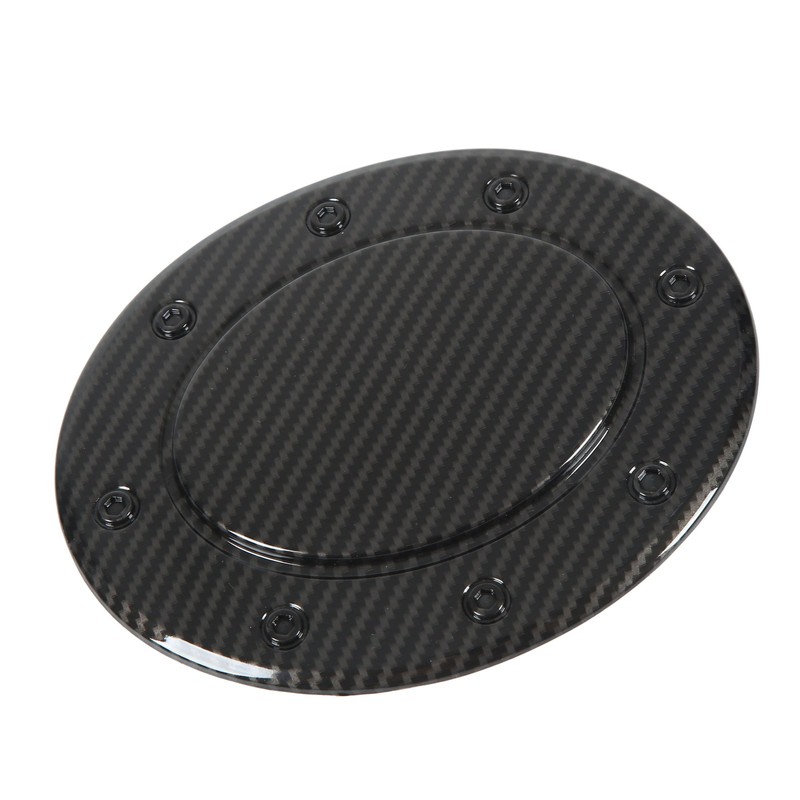 Gas Cap Cover Carbon Fiber Pattern Fuel Tank Door Cover