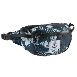 4Monster Foldable Waist Bag with Adjustable Strap, Portable Bum Bag Super Lightweight, Water Resistant Fanny Pack for Men Women Outdoor Hiking Running Travel Camping Sport Blue Flower