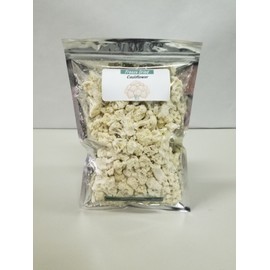 Freeze Dry Wholesalers, Inc. FRESH Freeze Dried Cauliflower  Camping Hiking Survival Storage Vegetables Food