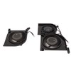 For MSI GS66 Cooling Fan 4pin Connector Aluminum Alloy Easy