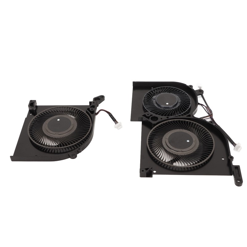 For MSI GS66 Cooling Fan 4pin Connector Aluminum Alloy Easy