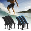 3pcs Soft Surfboard Fins with Screws 4.5 Inch Surf Fins